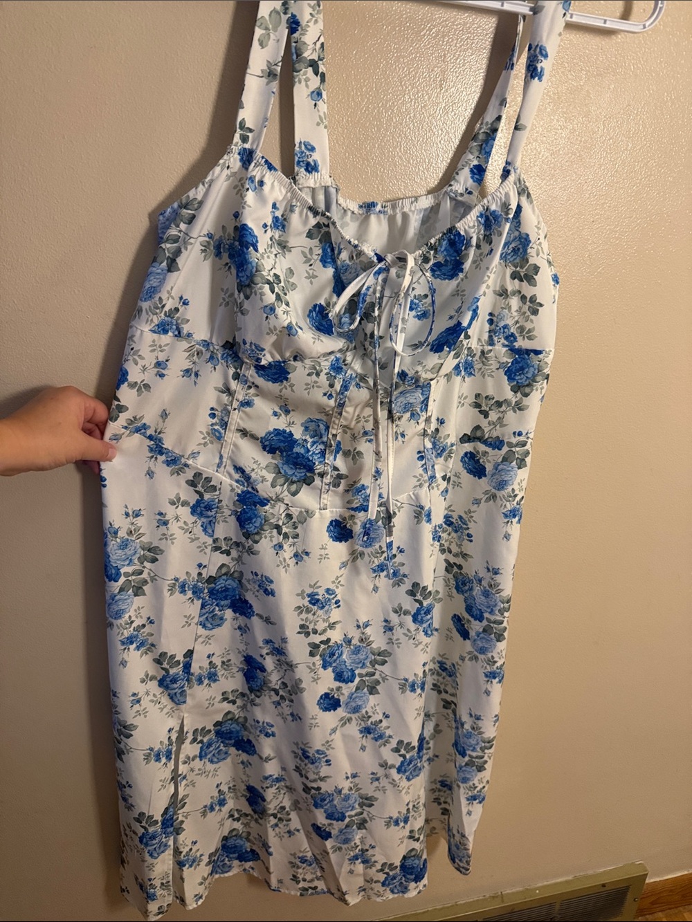 Blue Floral Slip Dress - Women Intimates & Sleepwear
